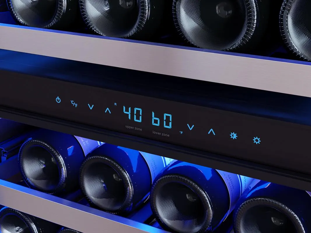 Zephyr PRW24F02CG 24" Full Size Dual Zone Wine Cooler