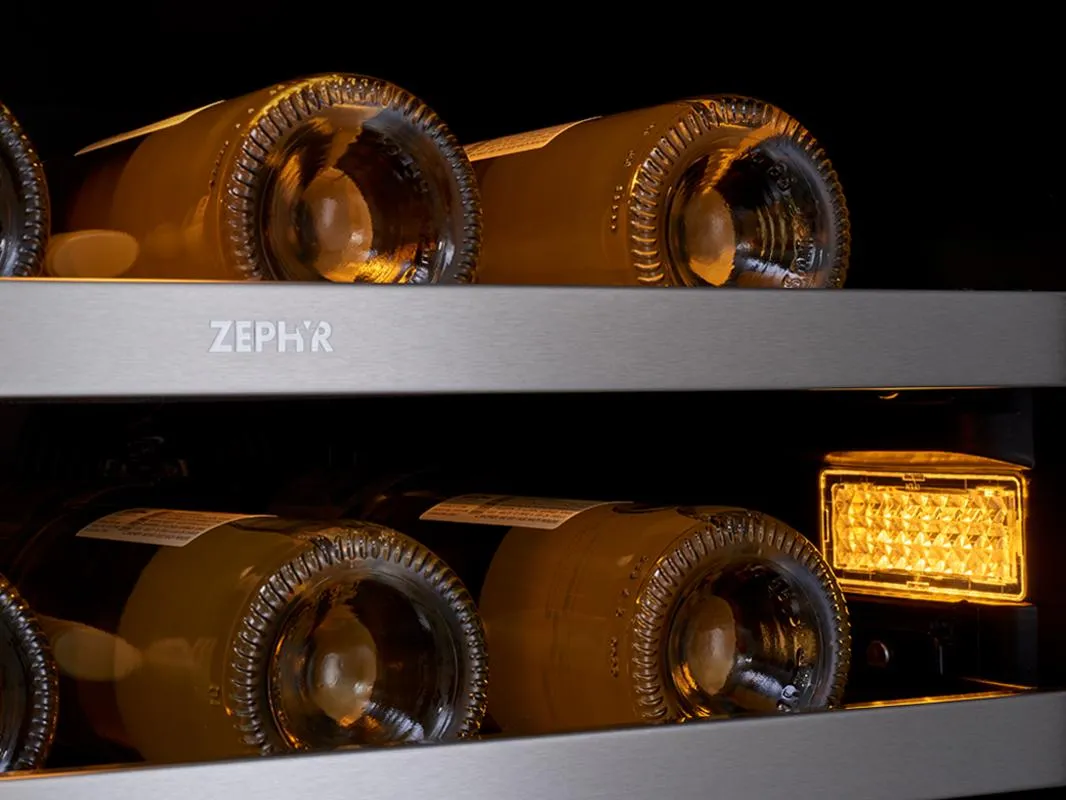 Zephyr PRWB24F02AG 24" Full Size Dual Zone Wine & Beverage Cooler