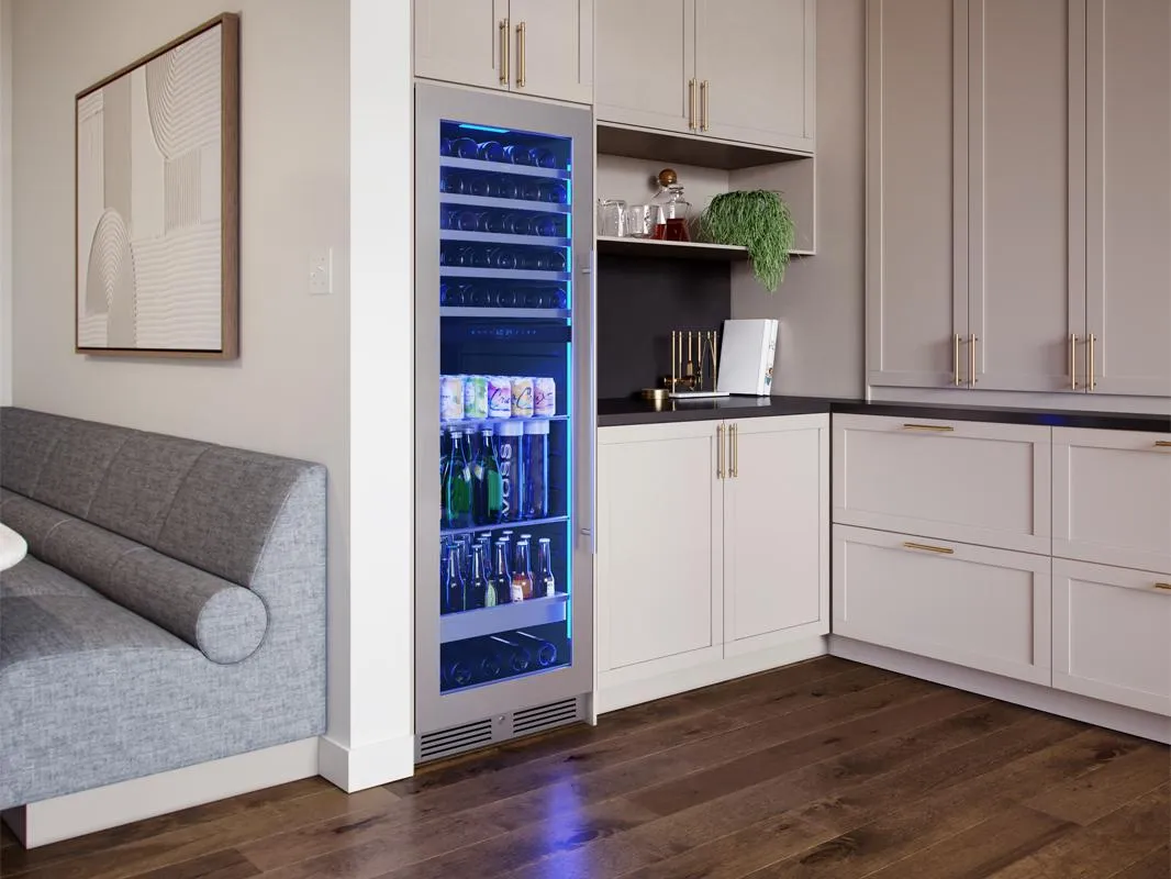 Zephyr PRWB24F02BG 24" Full Size Dual Zone Wine & Beverage Cooler