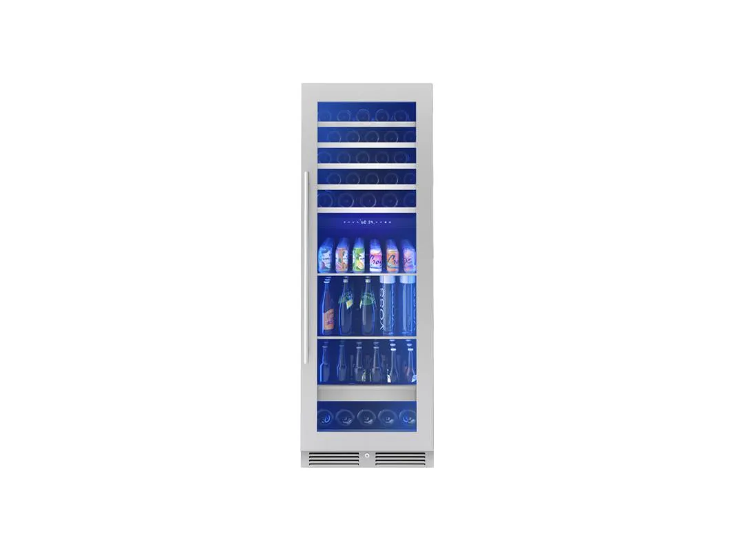Zephyr PRWB24F02BG 24" Full Size Dual Zone Wine & Beverage Cooler