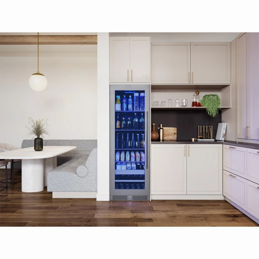 Zephyr 14.9 cu. ft. Full Size Single Zone Beverage Cooler PRB24F01BG