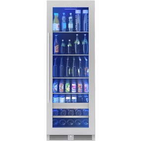 Zephyr 14.9 cu. ft. Full Size Single Zone Beverage Cooler PRB24F01BG