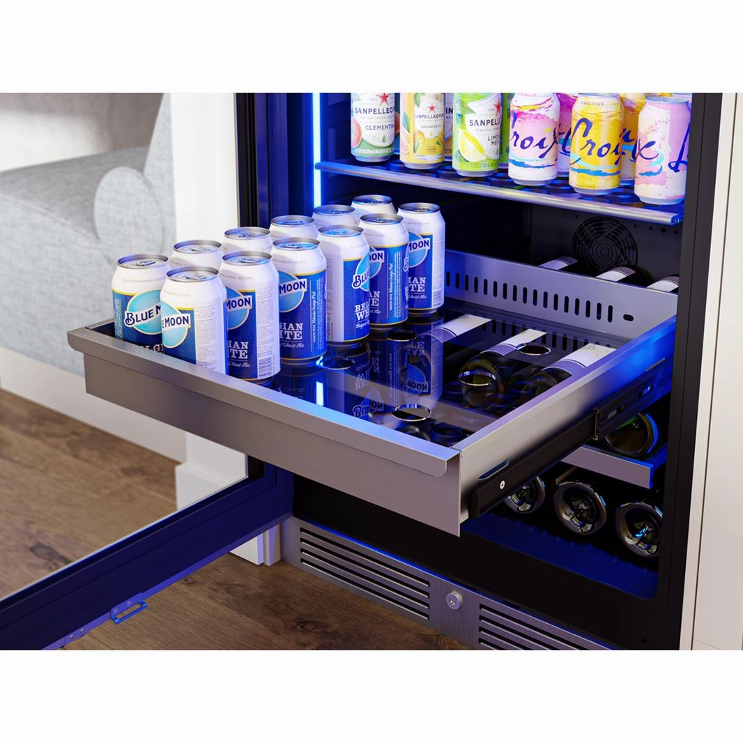 Zephyr 14.9 cu. ft. Full Size Single Zone Beverage Cooler PRB24F01BG