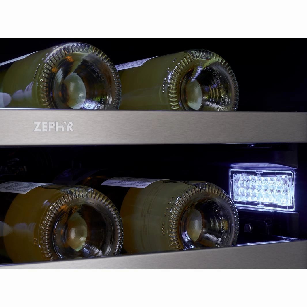 Zephyr 42-Bottle Presrv Wine Cooler with Dual Zone PRW24C32CG