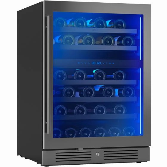 Zephyr 45-Bottle Presrv Wine Cooler with Dual Zone PRW24C02CBSG