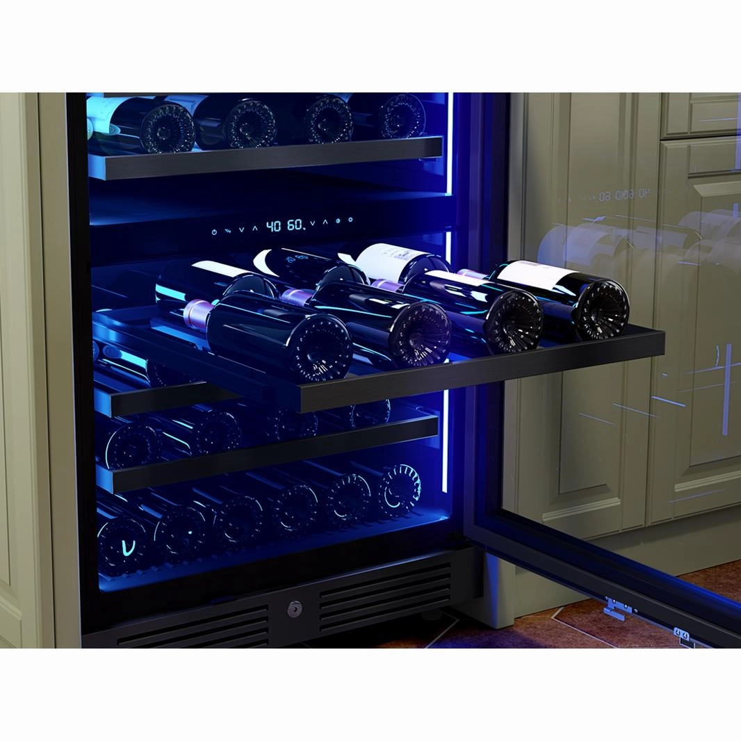 Zephyr 45-Bottle Presrv Wine Cooler with Dual Zone PRW24C02CBSG