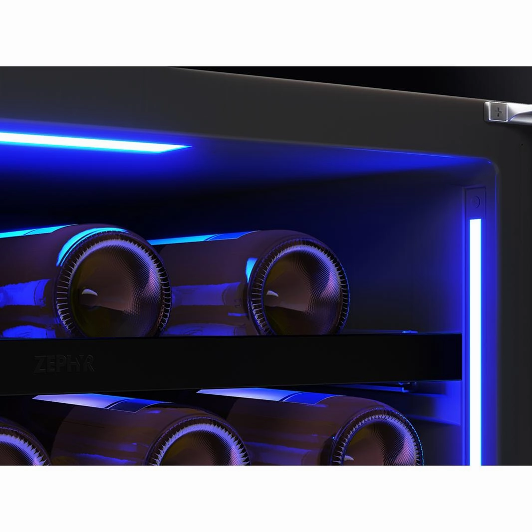 Zephyr 45-Bottle Presrv Wine Cooler with Dual Zone PRW24C02CPG