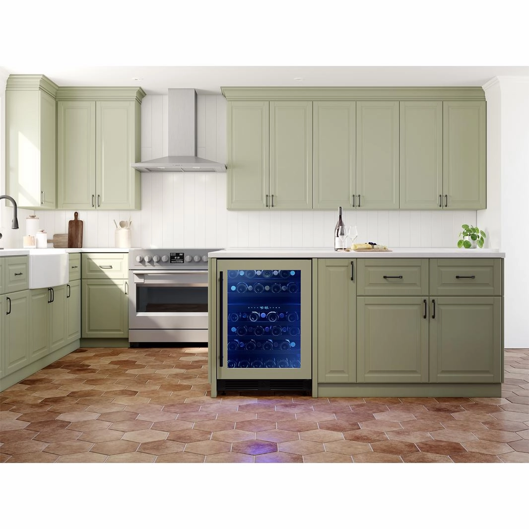 Zephyr 45-Bottle Presrv Wine Cooler with Dual Zone PRW24C02CPG