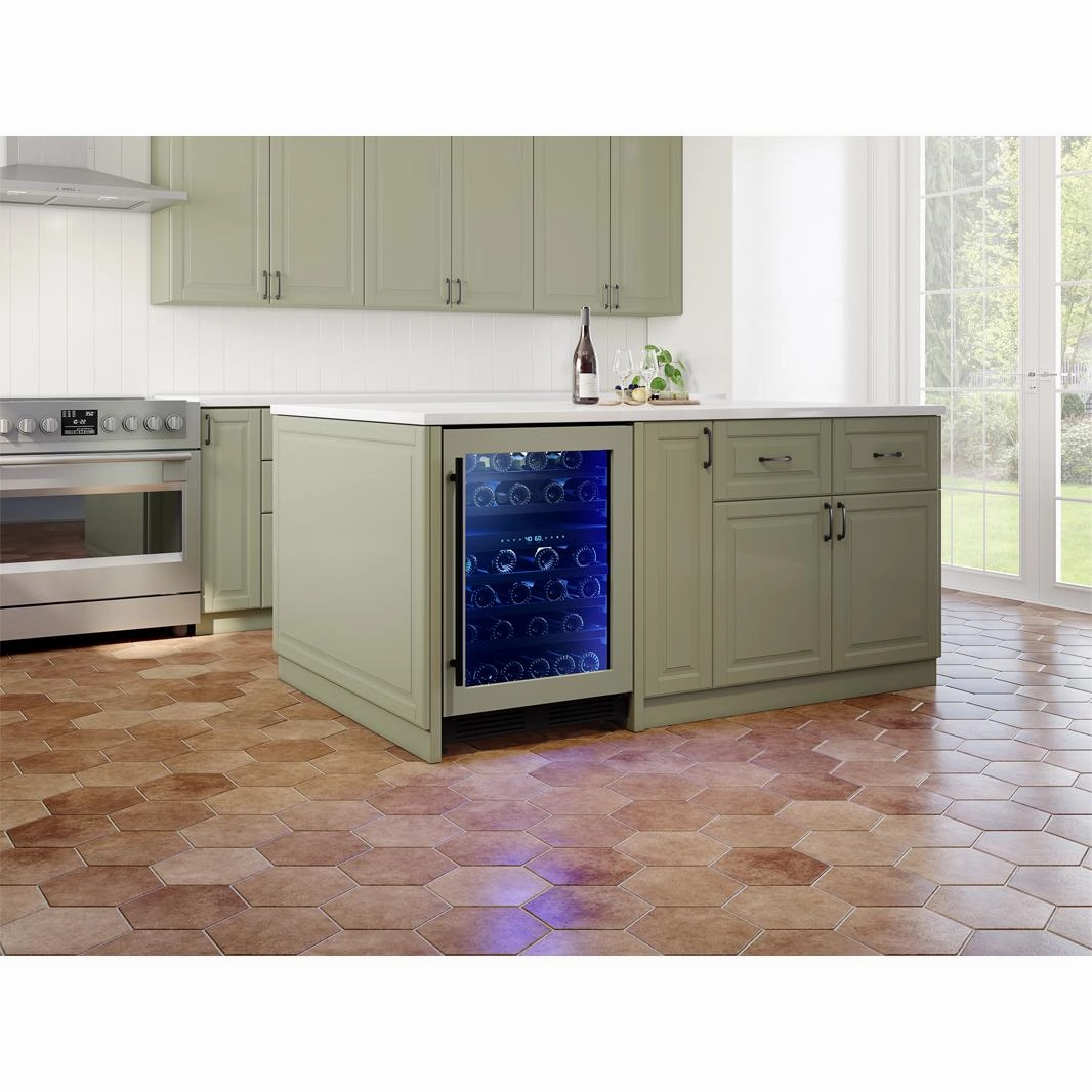 Zephyr 45-Bottle Presrv Wine Cooler with Dual Zone PRW24C02CPG