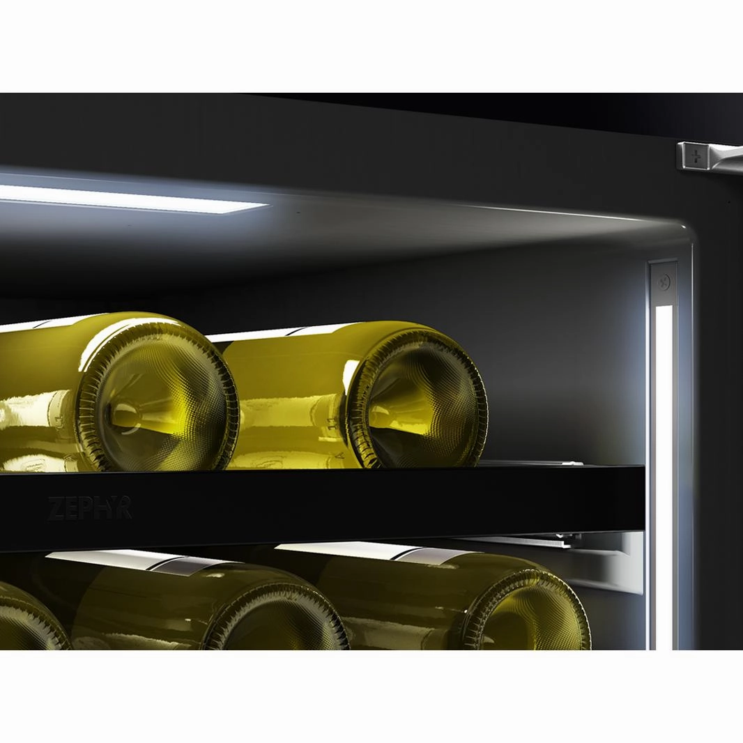 Zephyr 45-Bottle Presrv Wine Cooler with Dual Zone PRW24C02CPG