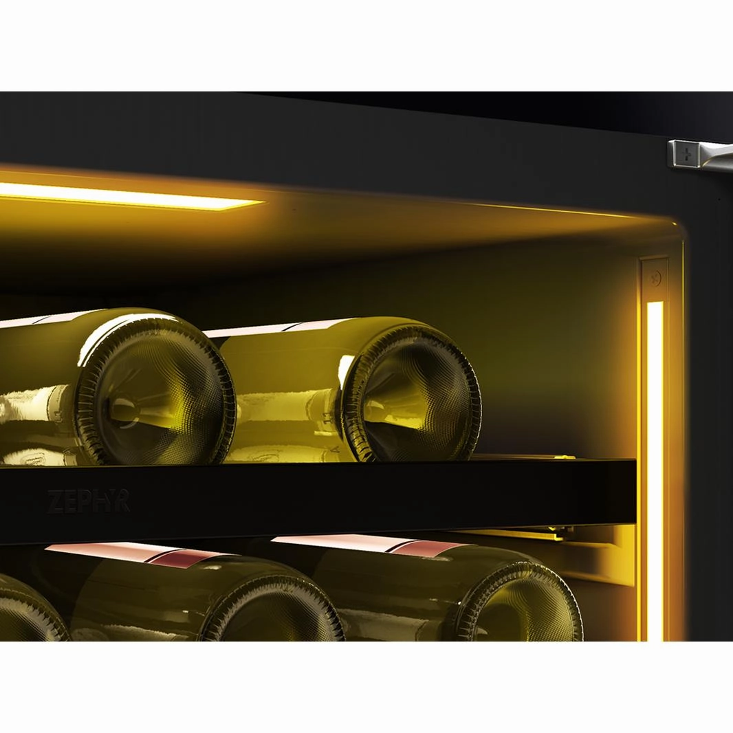 Zephyr 45-Bottle Presrv Wine Cooler with Dual Zone PRW24C02CPG