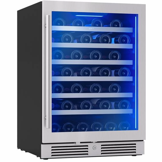 Zephyr 53-Bottle Presrv Wine Cooler with Active Cooling Technology PRW24C01CG