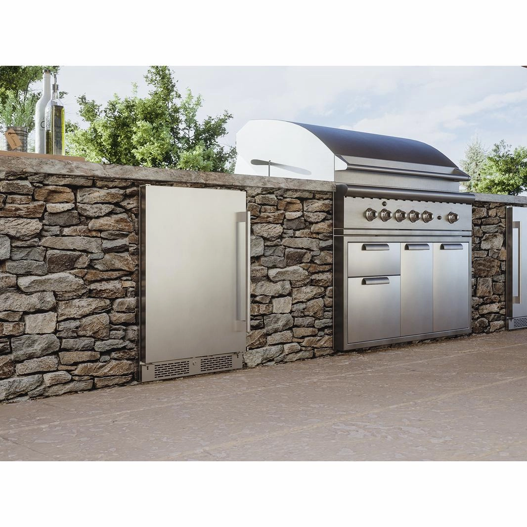 Zephyr Outdoor Single Zone Presrv Beverage Cooler PRB24C01AS-OD