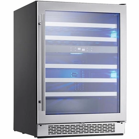 Zephyr Presrv 5.3 cu. ft. 46-bottle Wine Cooler with Dual Zone PRW24C02AG-ADA