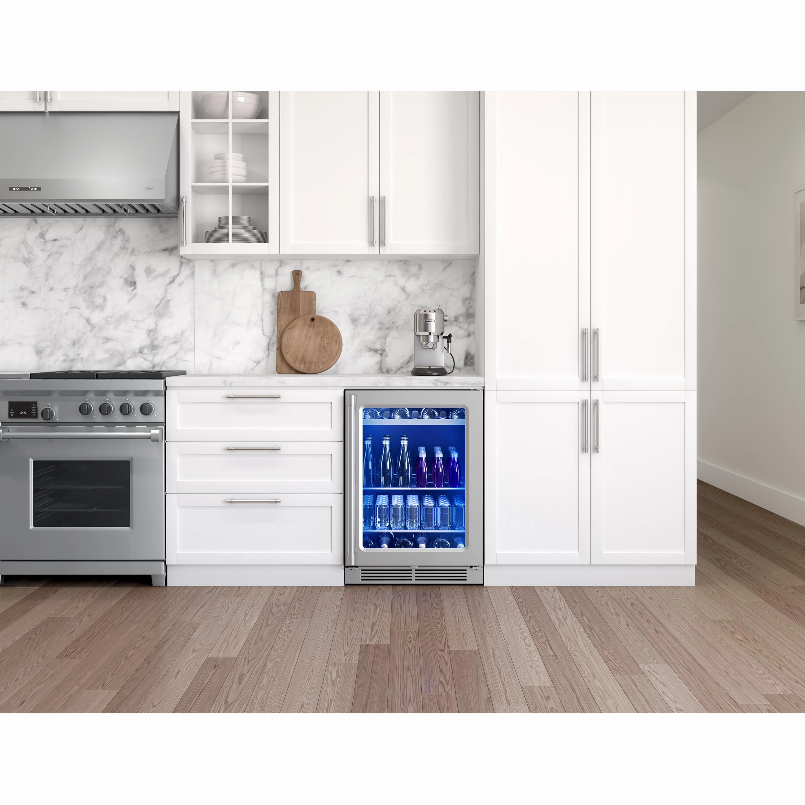 Zephyr Presrv 5.6 cu. ft. Freestanding Beverage Center PRPB24C01BG