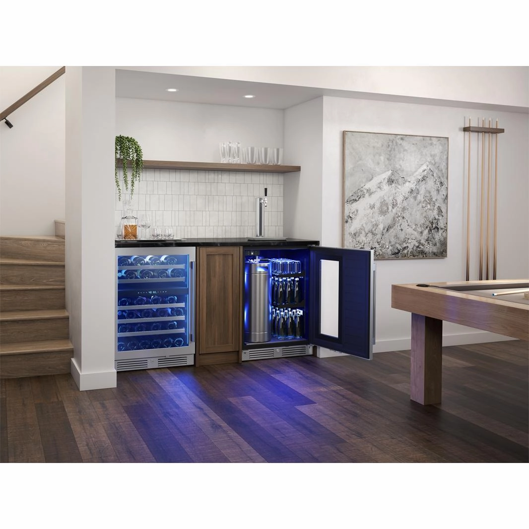 Zephyr Presrv 6.0 cu. ft. Freestanding Beverage Center PRKB24C01AG